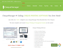 Tablet Screenshot of chequemanager.net